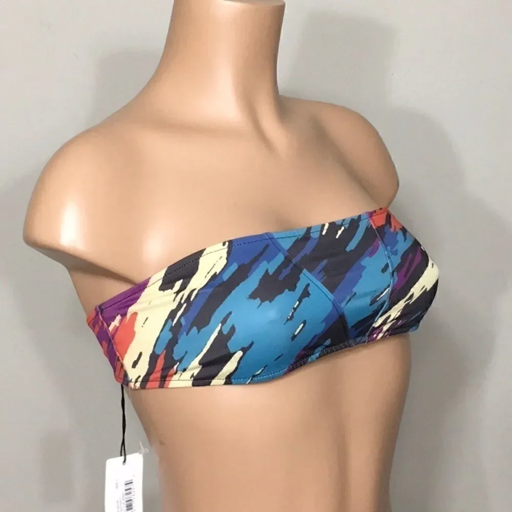 Rachel Pally Majorca bandeau bikini top. NWT